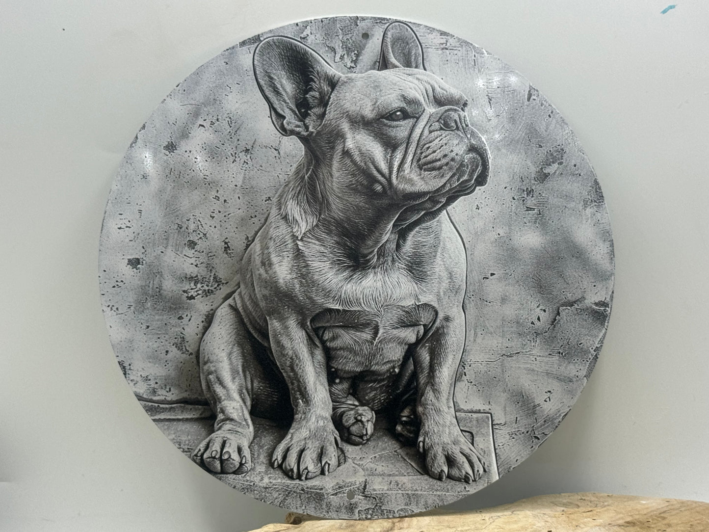 Französische Bulldogge Türschild / Dekoschild / Blechschild #104