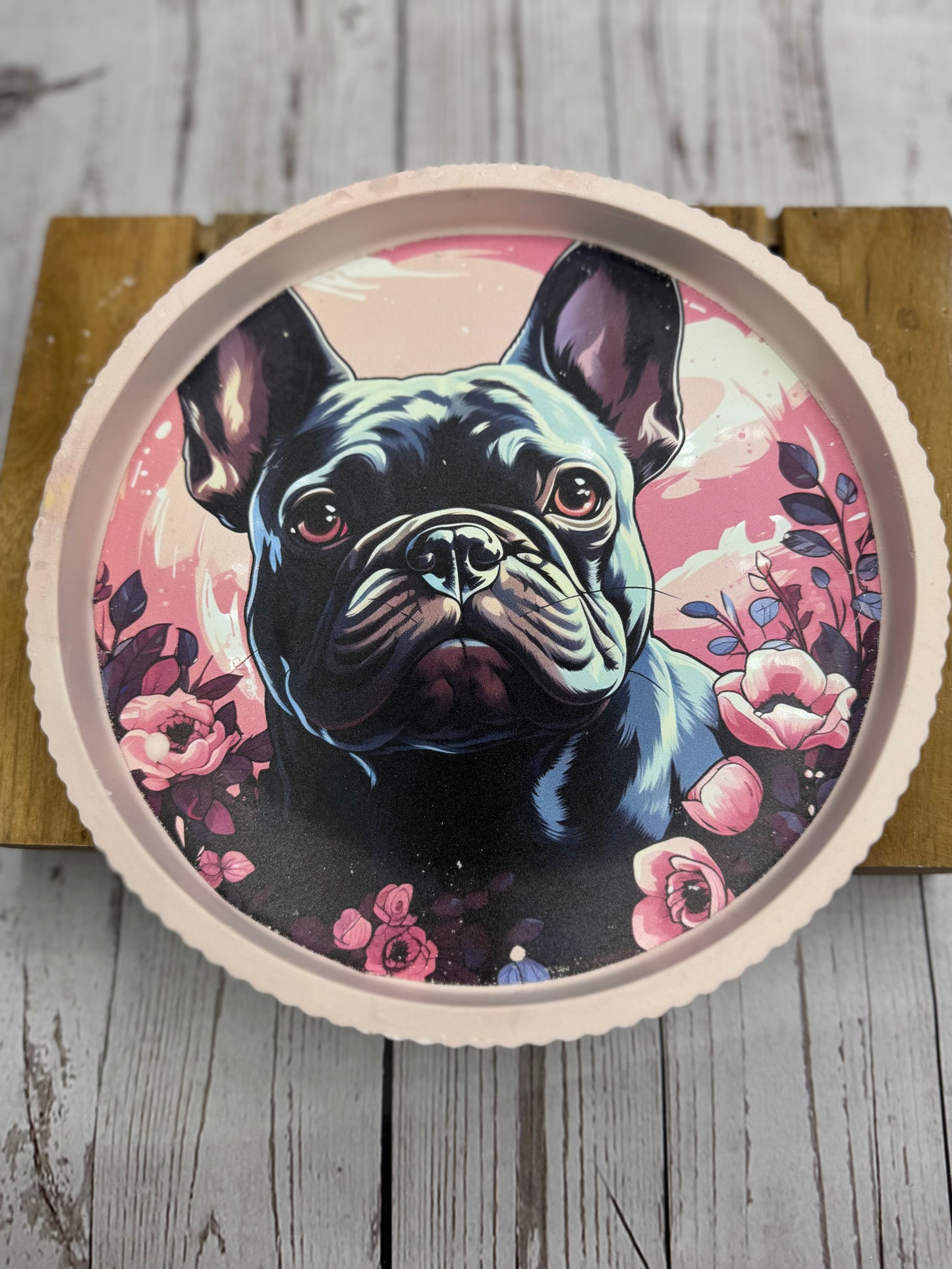 Französische Bulldogge Dekotablett #9
