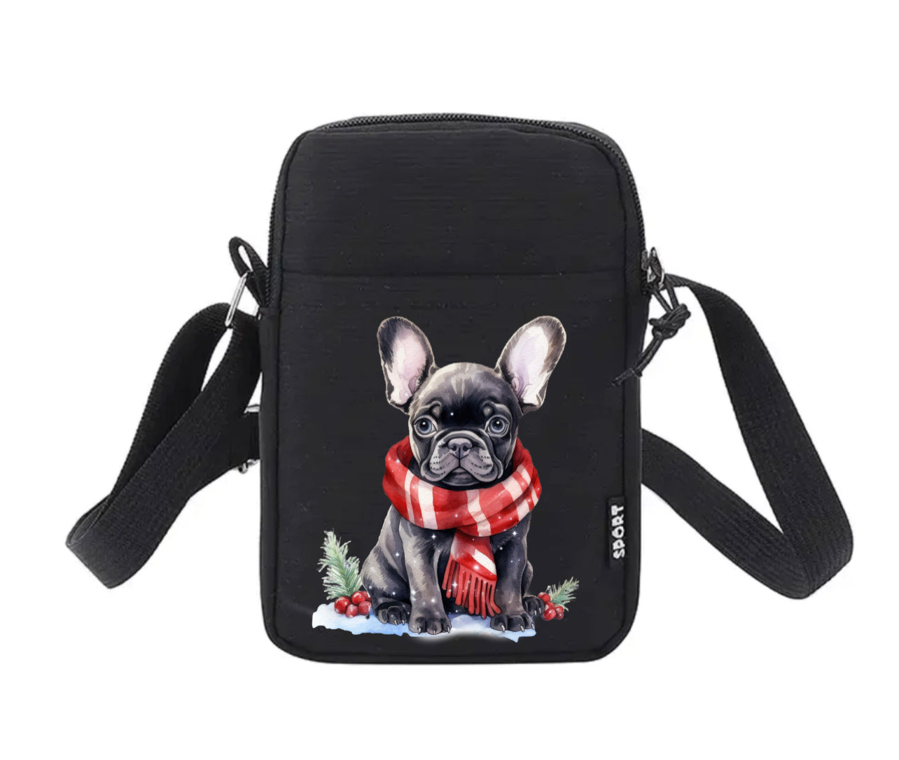Französische Bulldogge Tasche Winter #12