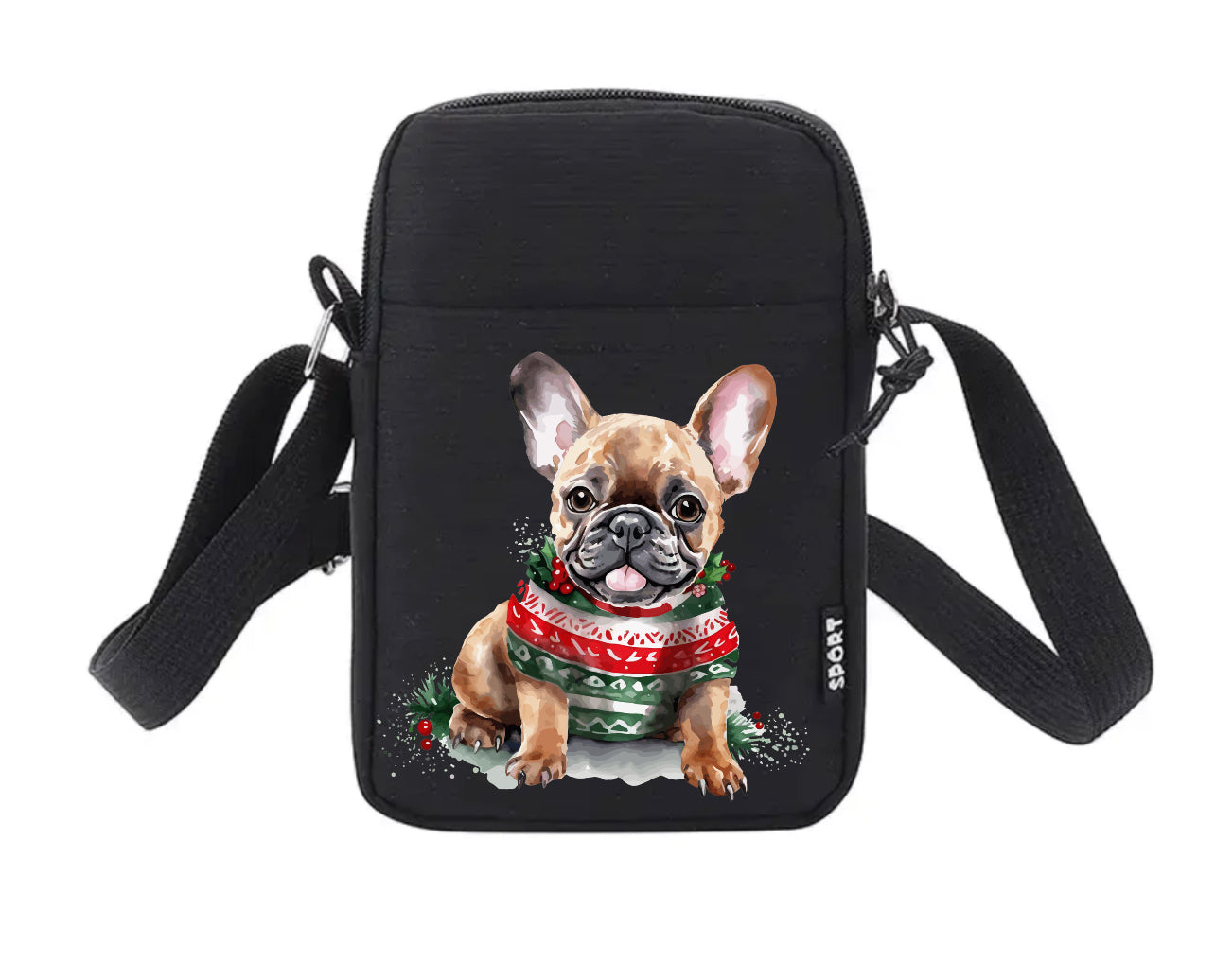 Französische Bulldogge Tasche Winter #3