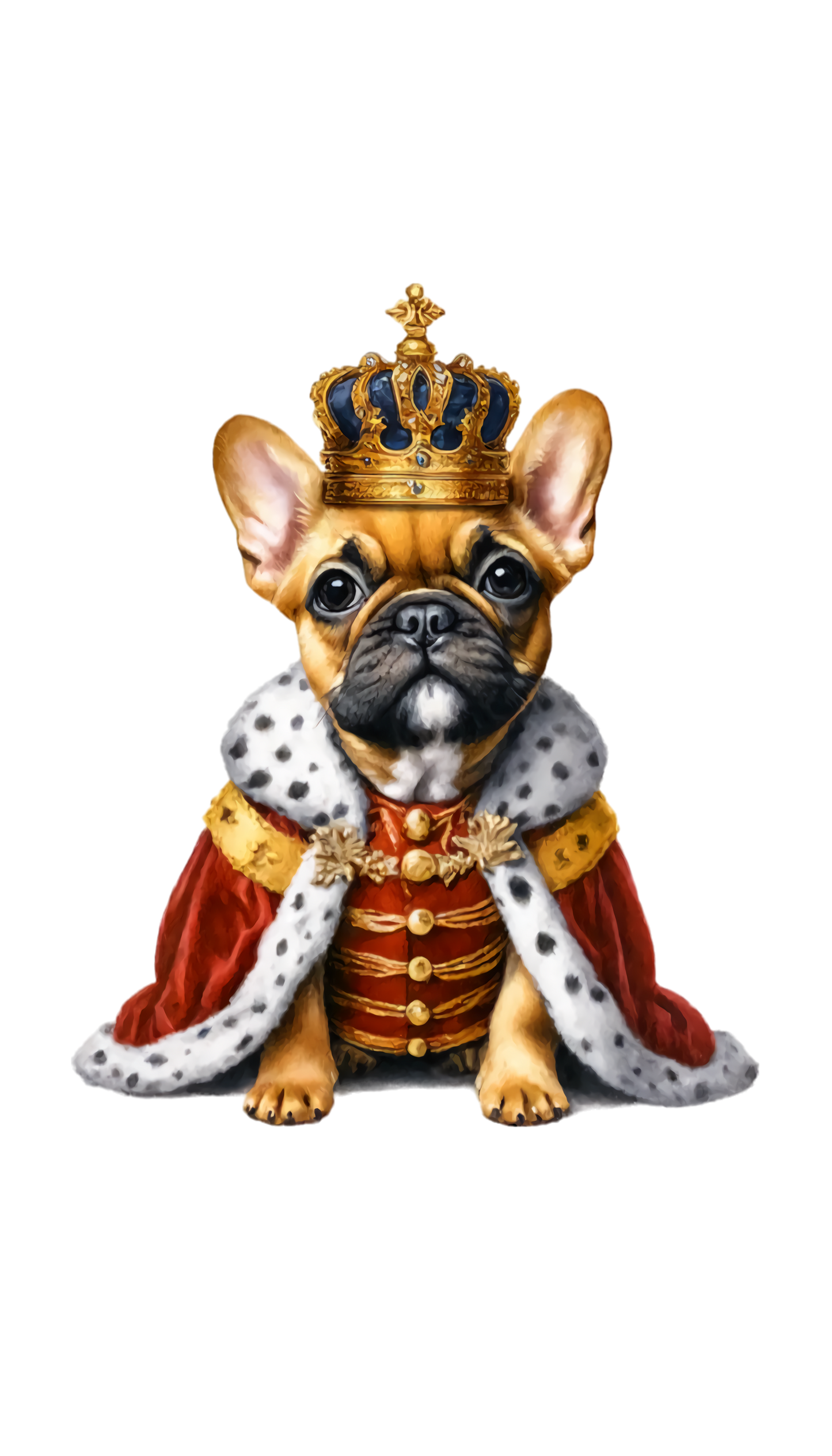 Französische Bulldogge Bügelbild Fiktiv #38