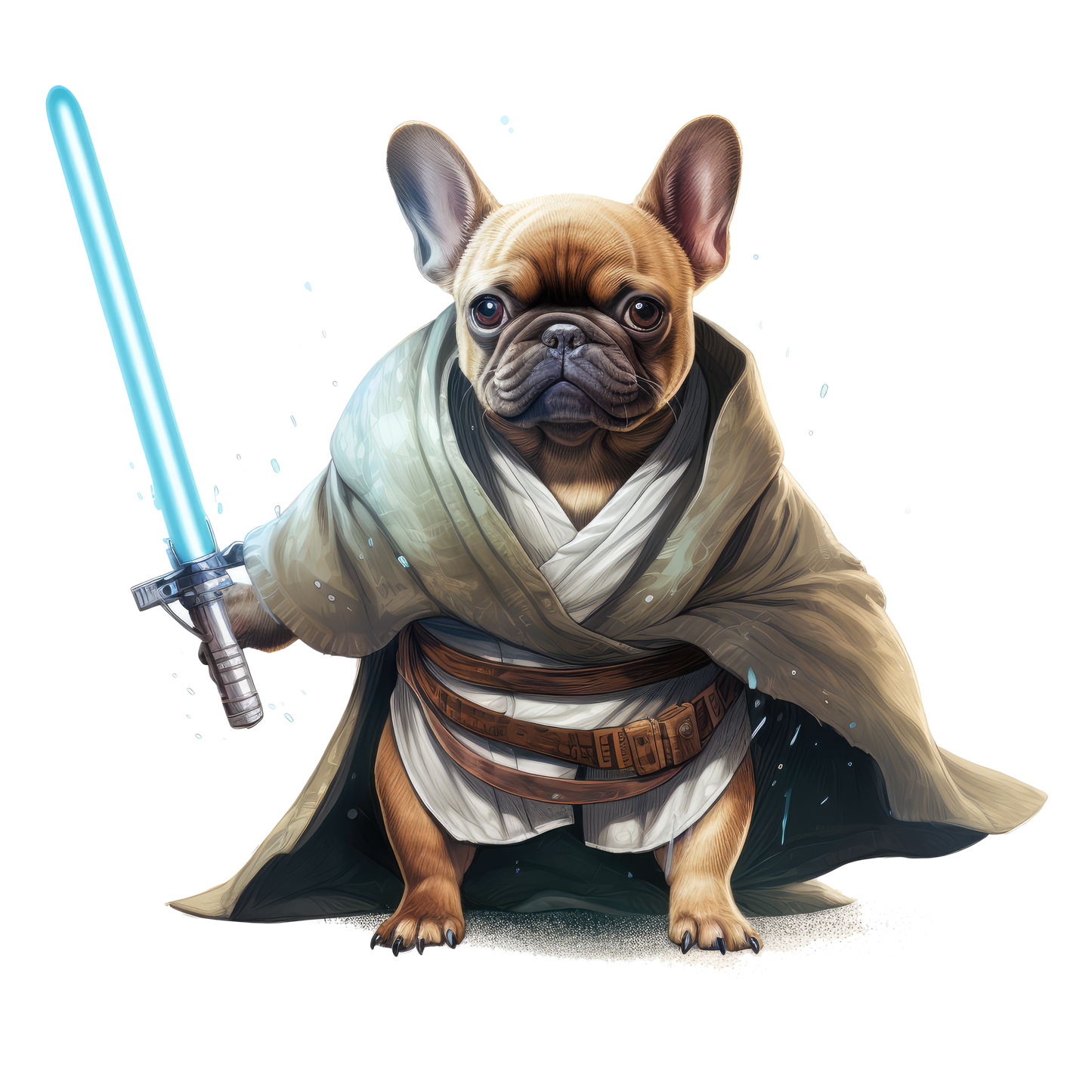 Französische Bulldogge Bügelbild Fiktiv #21