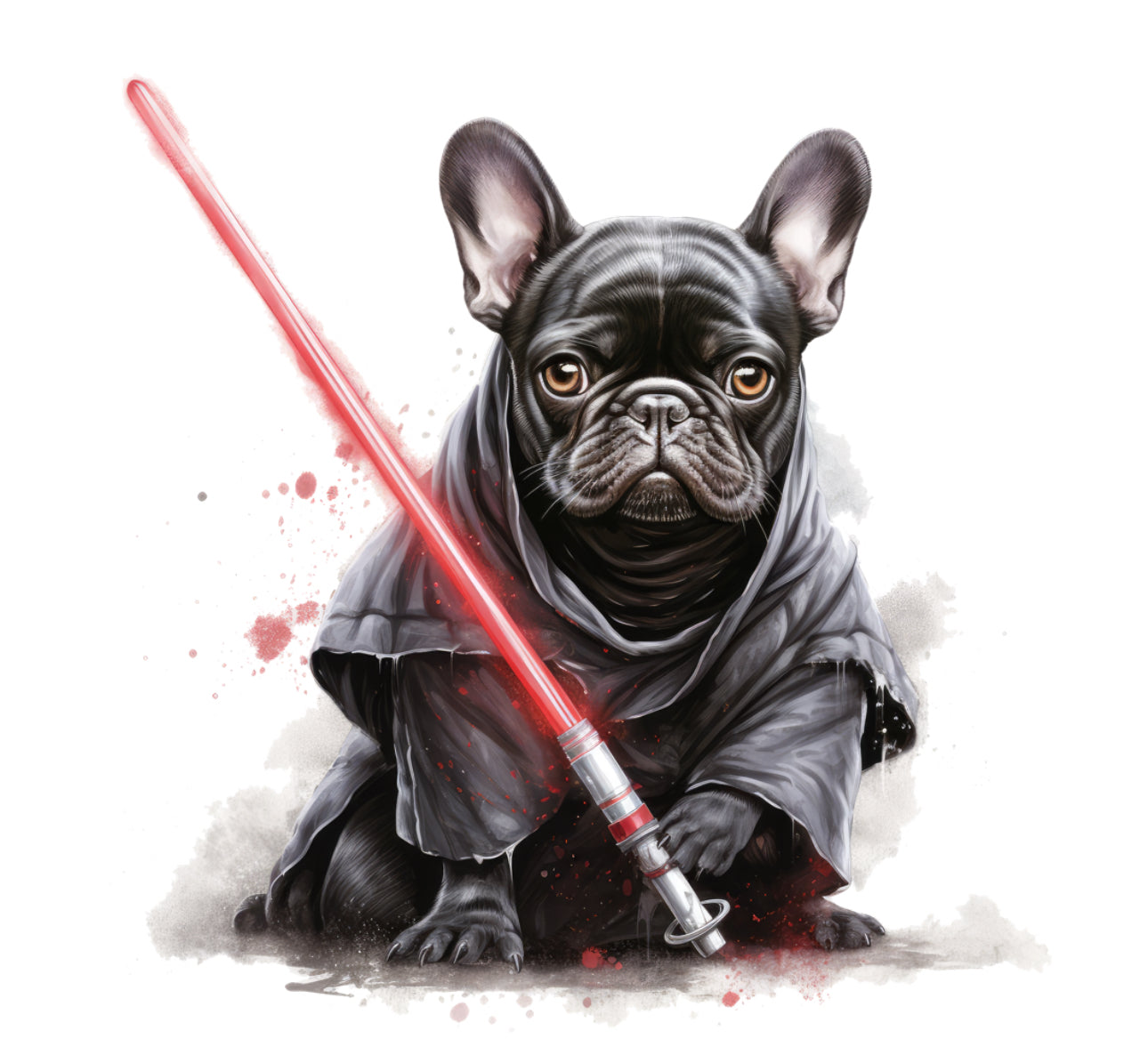 Französische Bulldogge Bügelbild Fiktiv #16