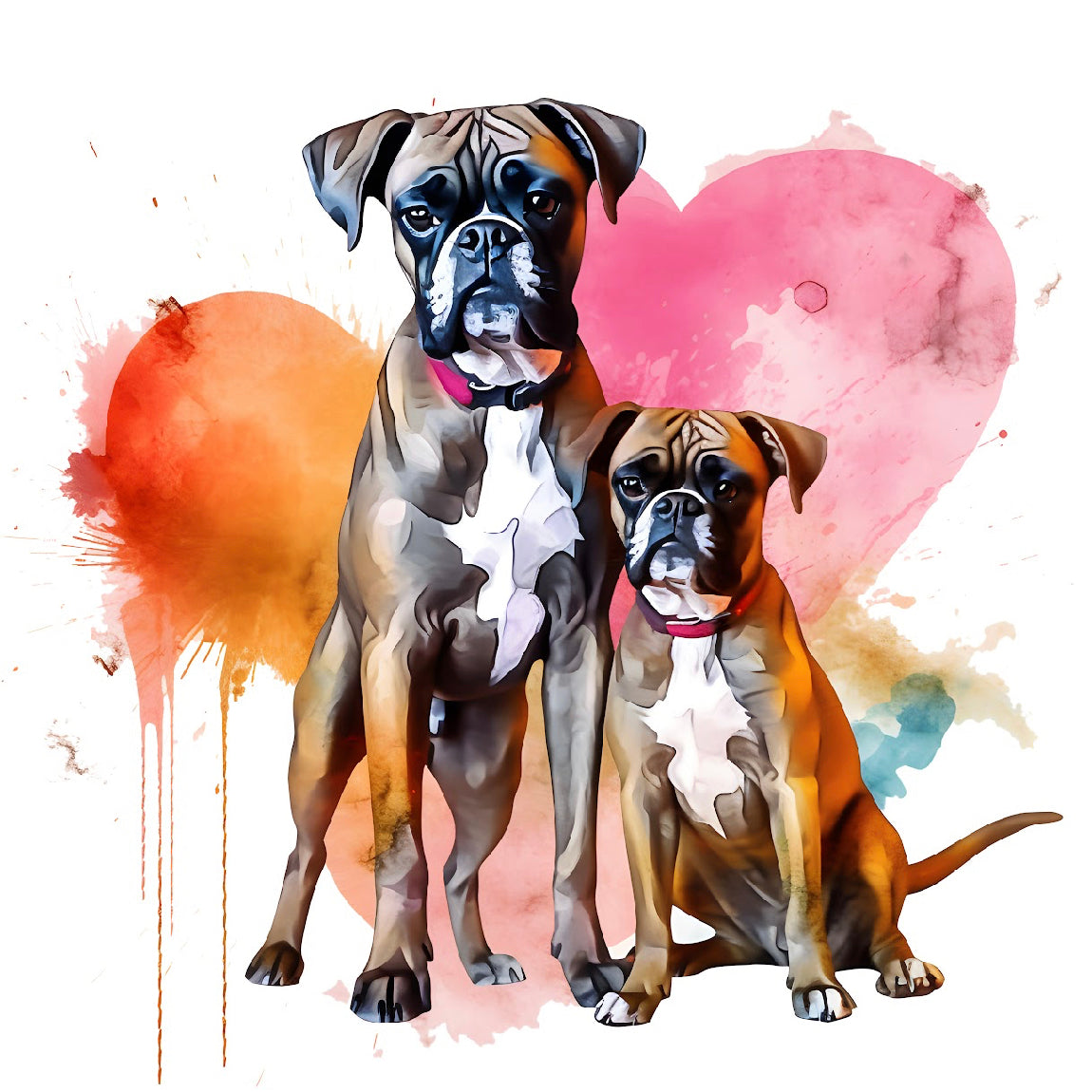 Boxer Bügelbild #43