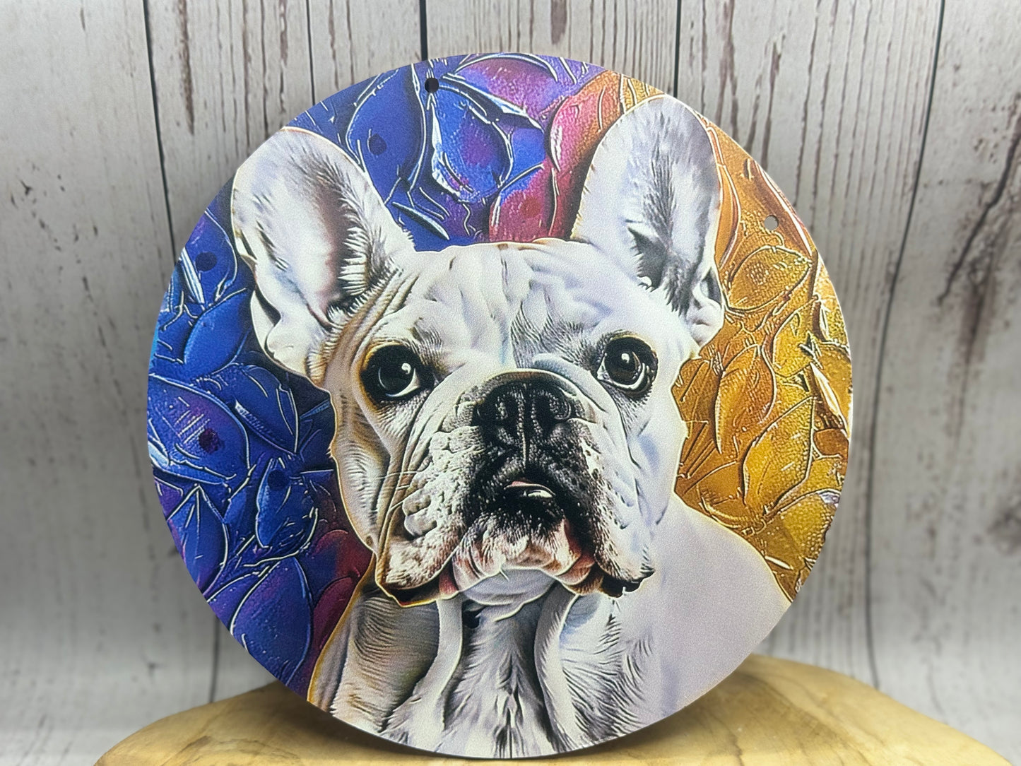 Französische Bulldogge Türschild / Dekoschild / Blechschild #178