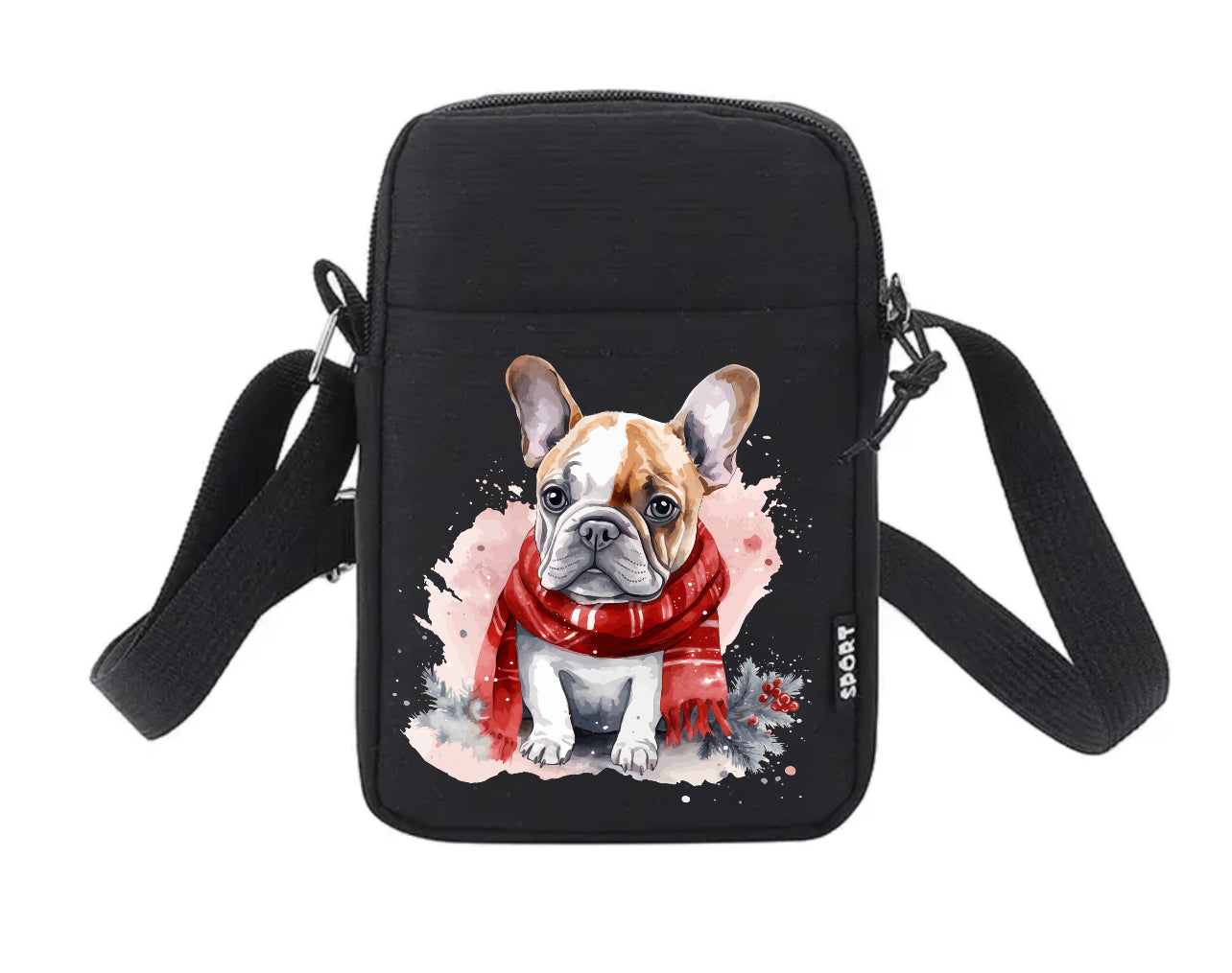 Französische Bulldogge Tasche Winter #4