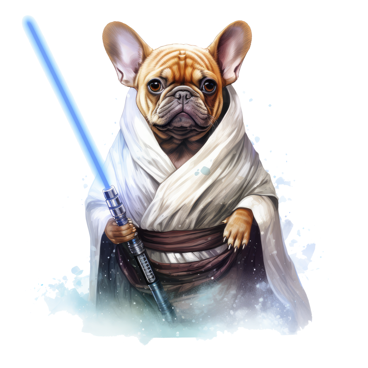 Französische Bulldogge Bügelbild Fiktiv #12