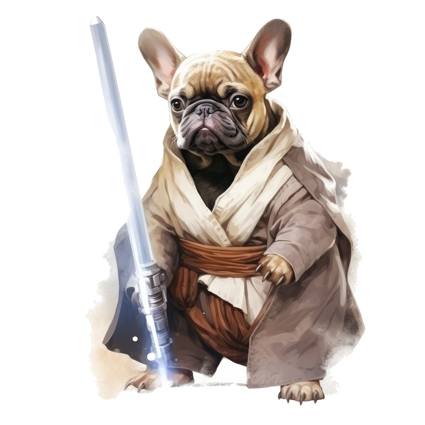 Französische Bulldogge Bügelbild Fiktiv #22