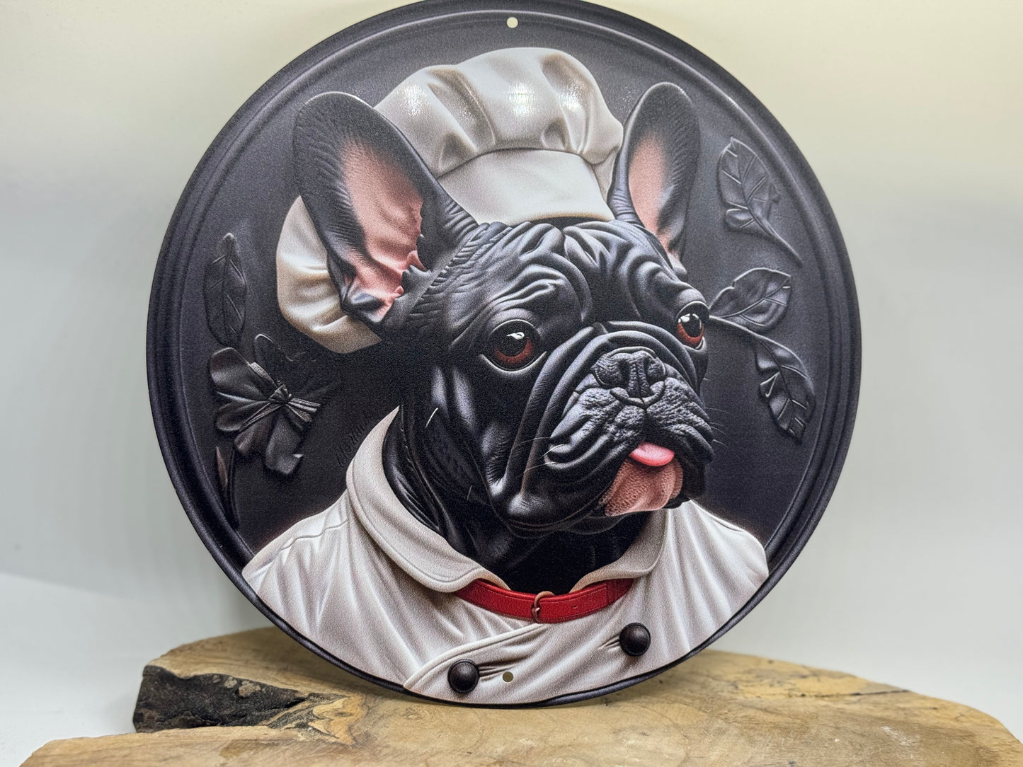 Französische Bulldogge Türschild / Dekoschild / Blechschild #185