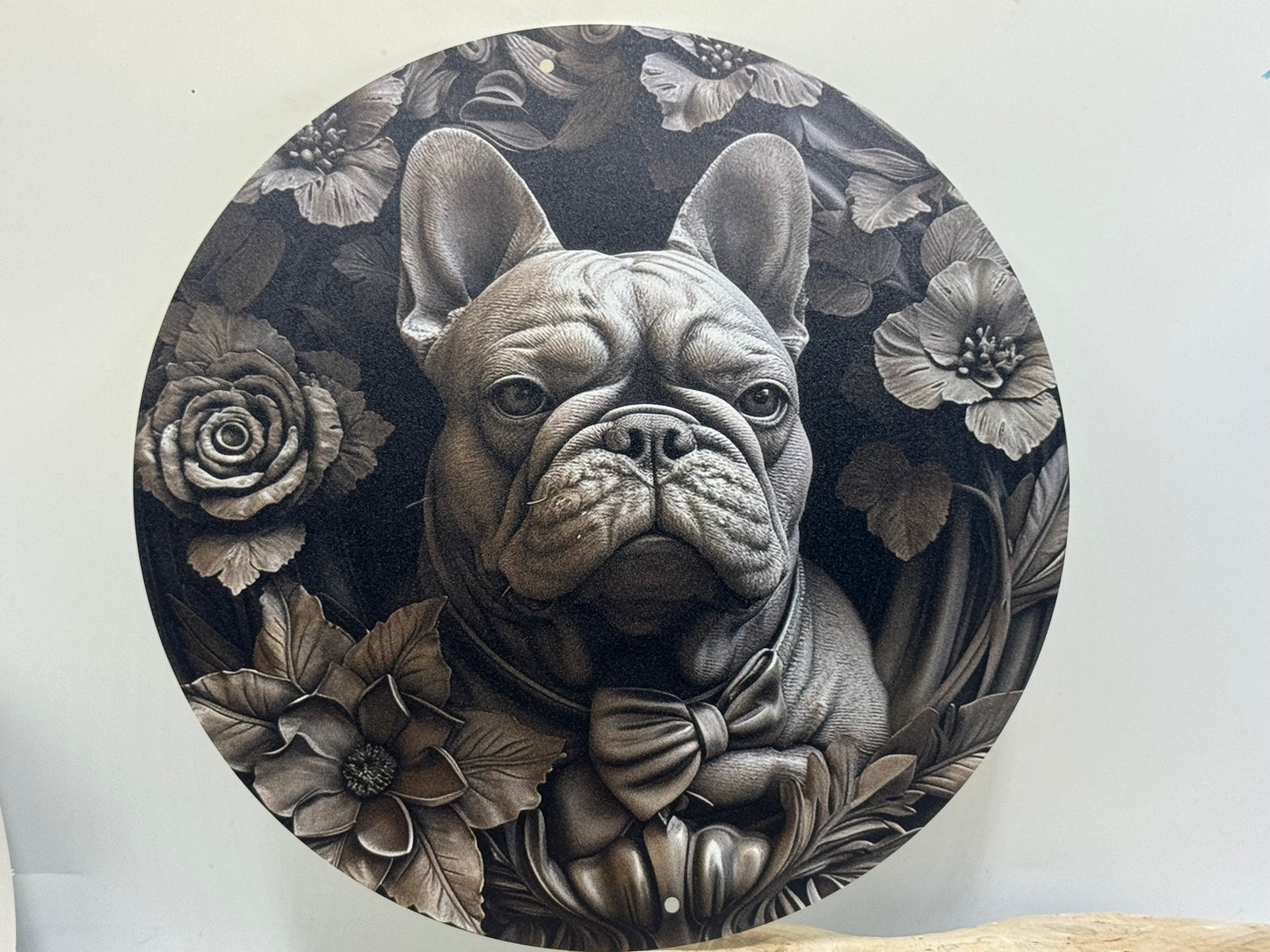 Französische Bulldogge Türschild / Dekoschild / Blechschild #64