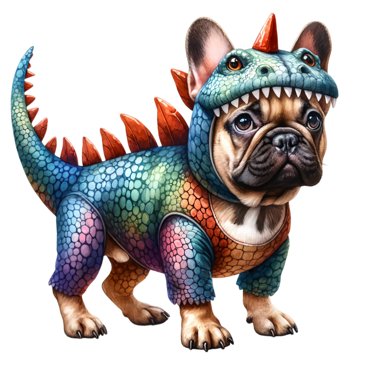 Französische Bulldogge Bügelbild Fiktiv #71