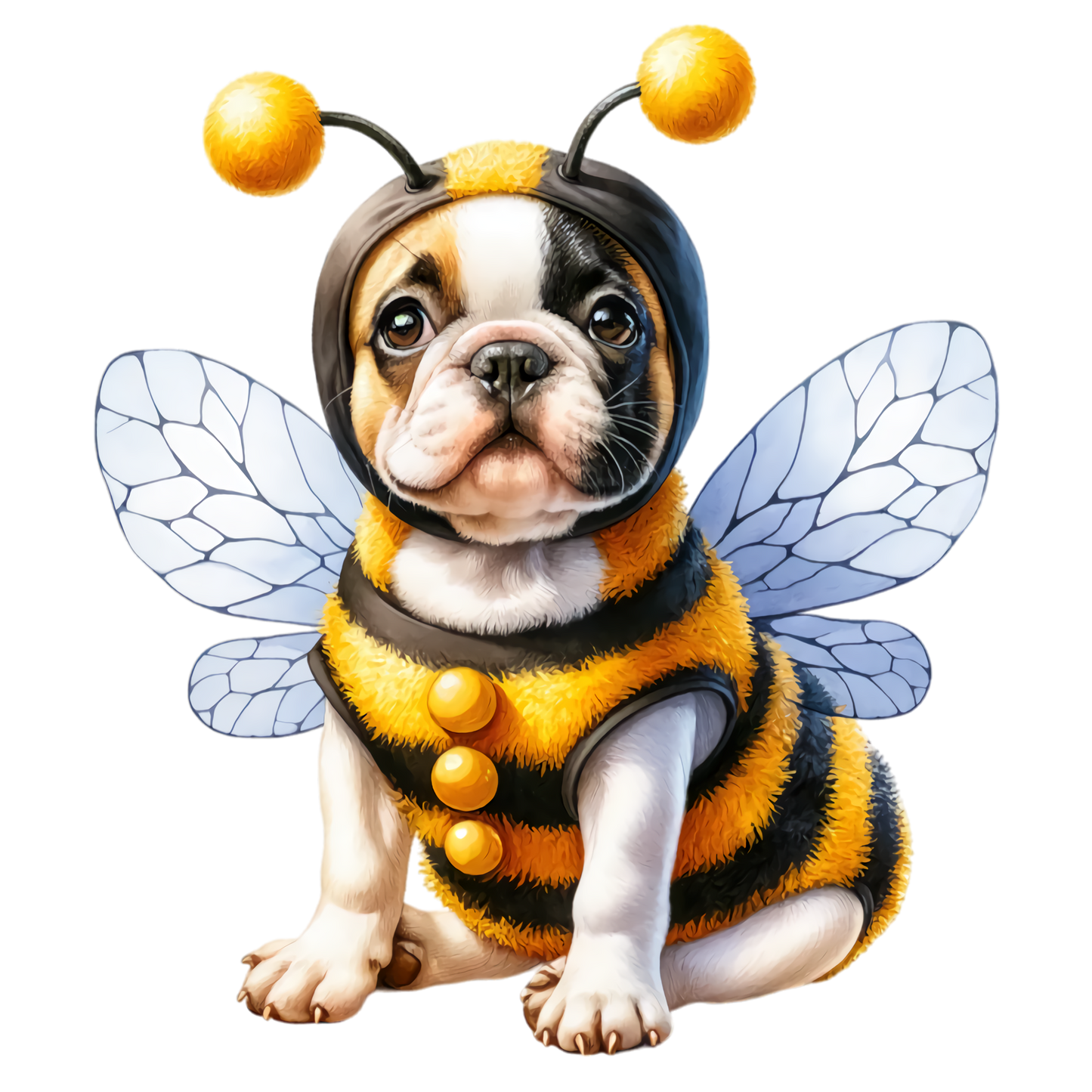 Französische Bulldogge Bügelbild Fiktiv #50