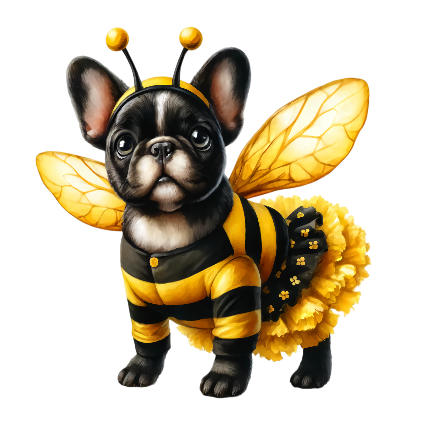 Französische Bulldogge Bügelbild Fiktiv #76