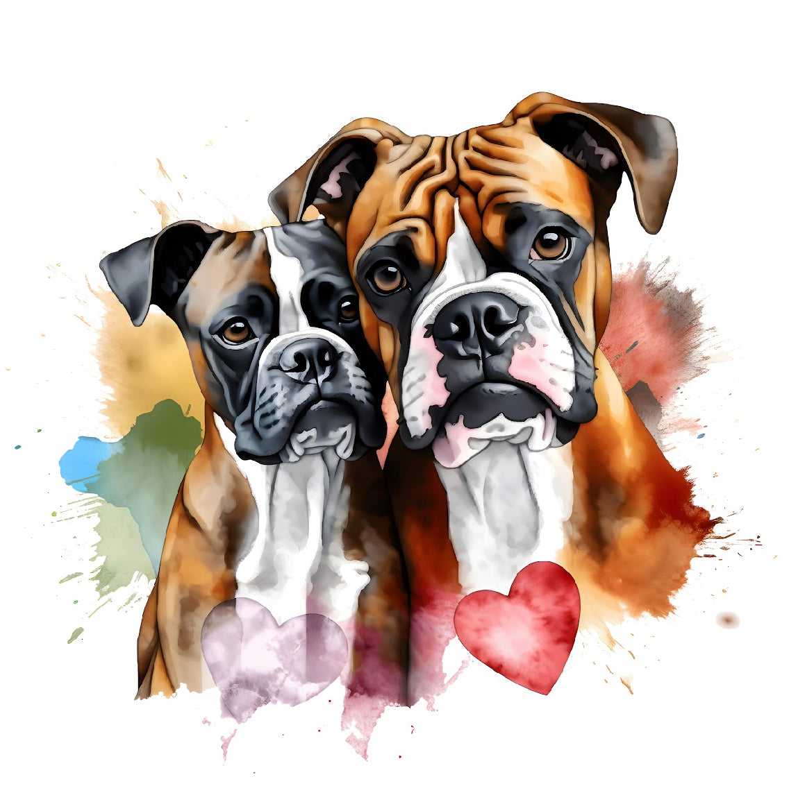 Boxer Bügelbild #44