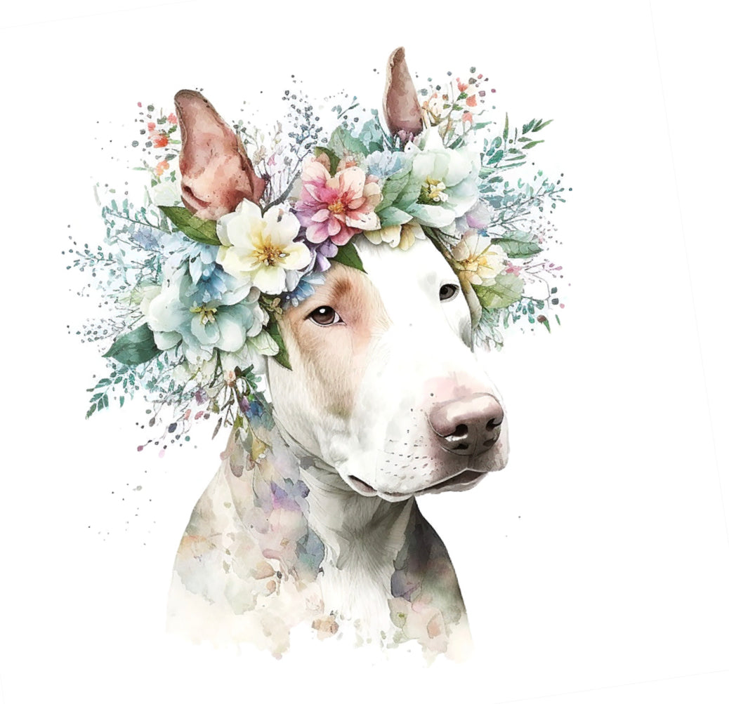 Bullterrier Bügelbild #7