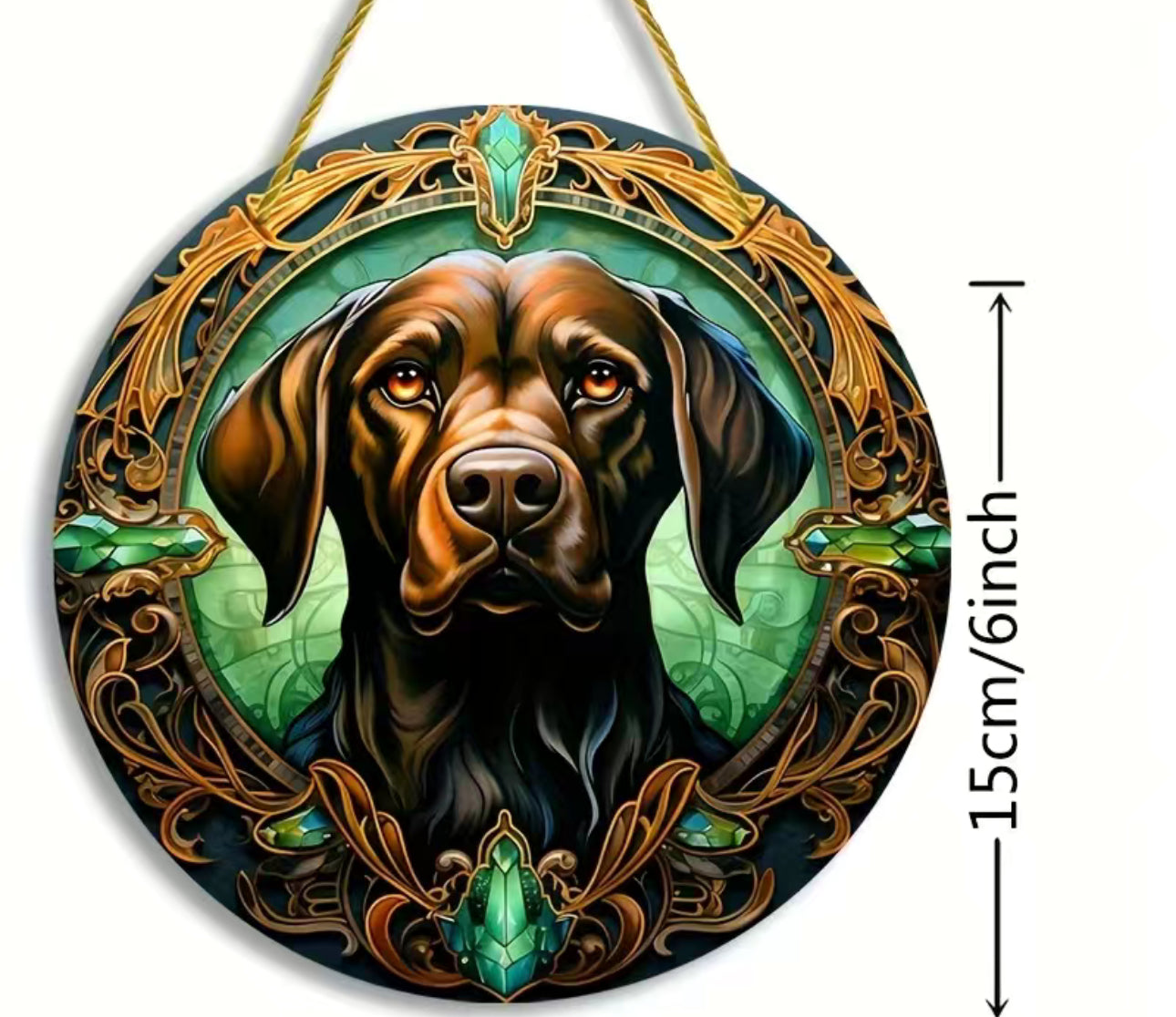 Labrador Dekoschild / Dekoration / Sonnenfänger #1- Sale