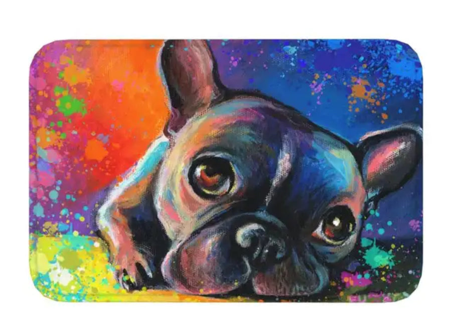 Französische Bulldogge Türschild / Dekoschild / Blechschild #147- Sale