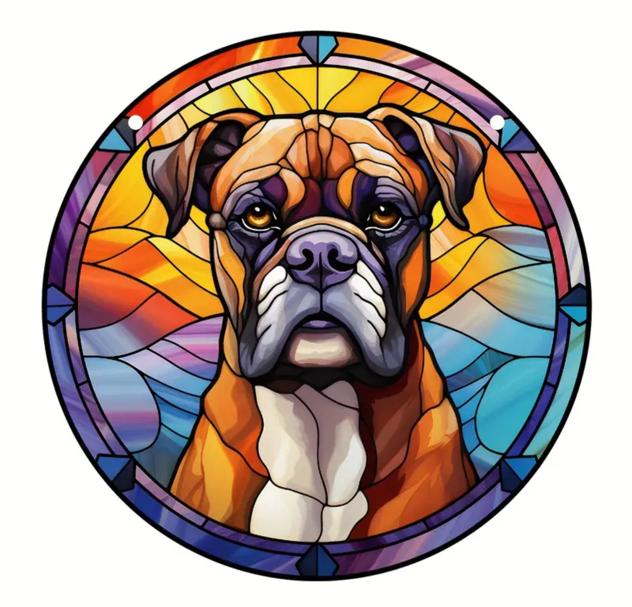 Boxer Dekoschild / Dekoration / Sonnenfänger #1 - Sale