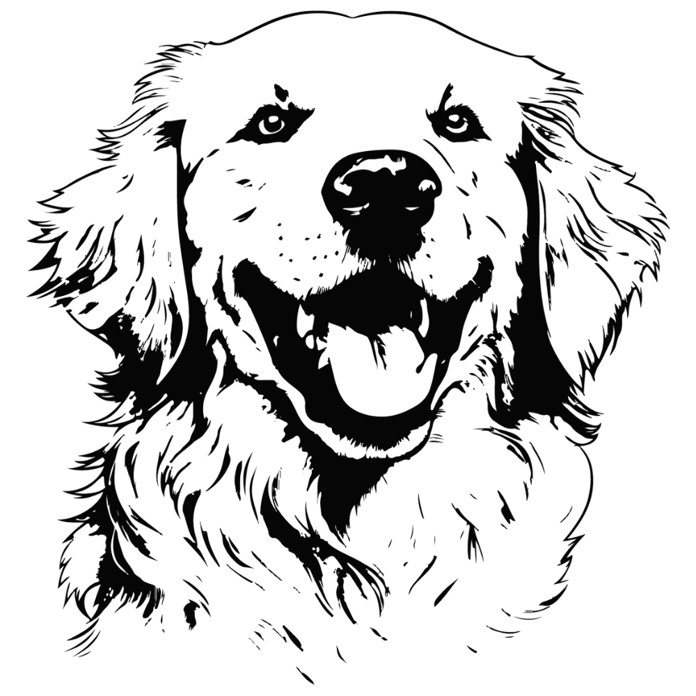 Golden Retriever Autoaufkleber #8