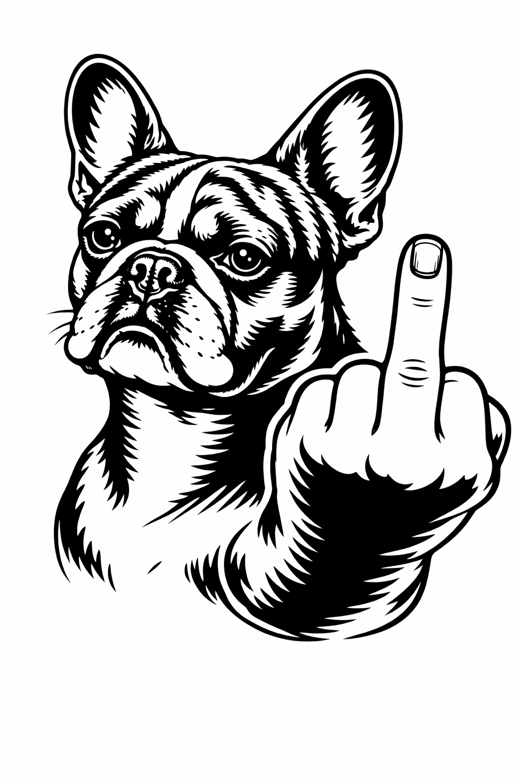 Französische Bulldogge Autoaufkleber #431