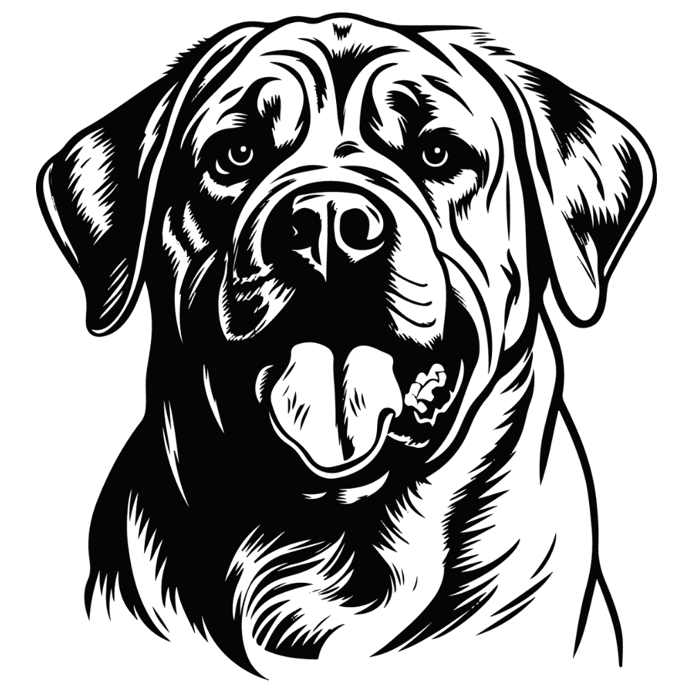 Mastiff Autoaufkleber #1