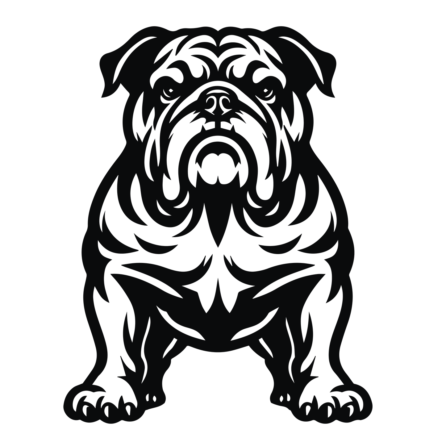 Englische Bulldogge Autoaufkleber #92