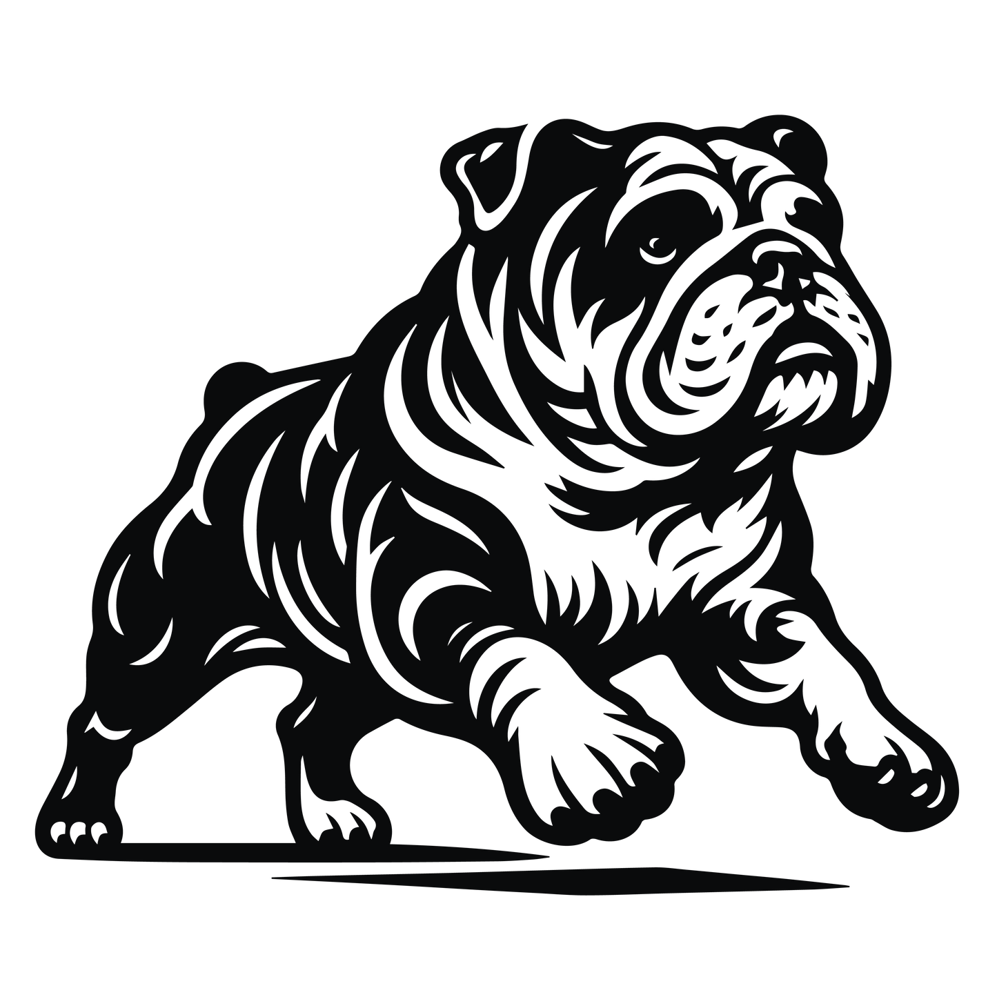 Englische Bulldogge Autoaufkleber #99