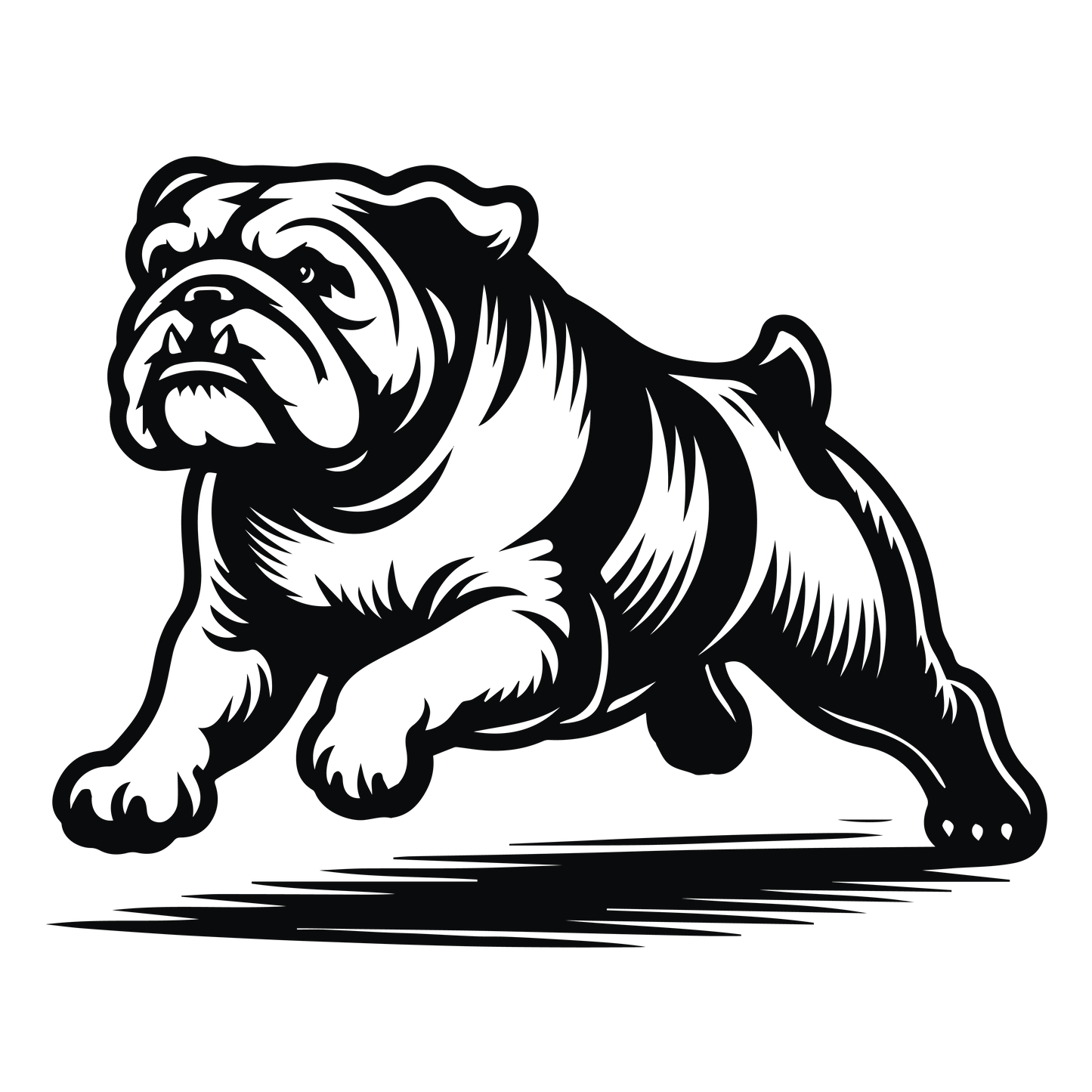 Englische Bulldogge Autoaufkleber #101