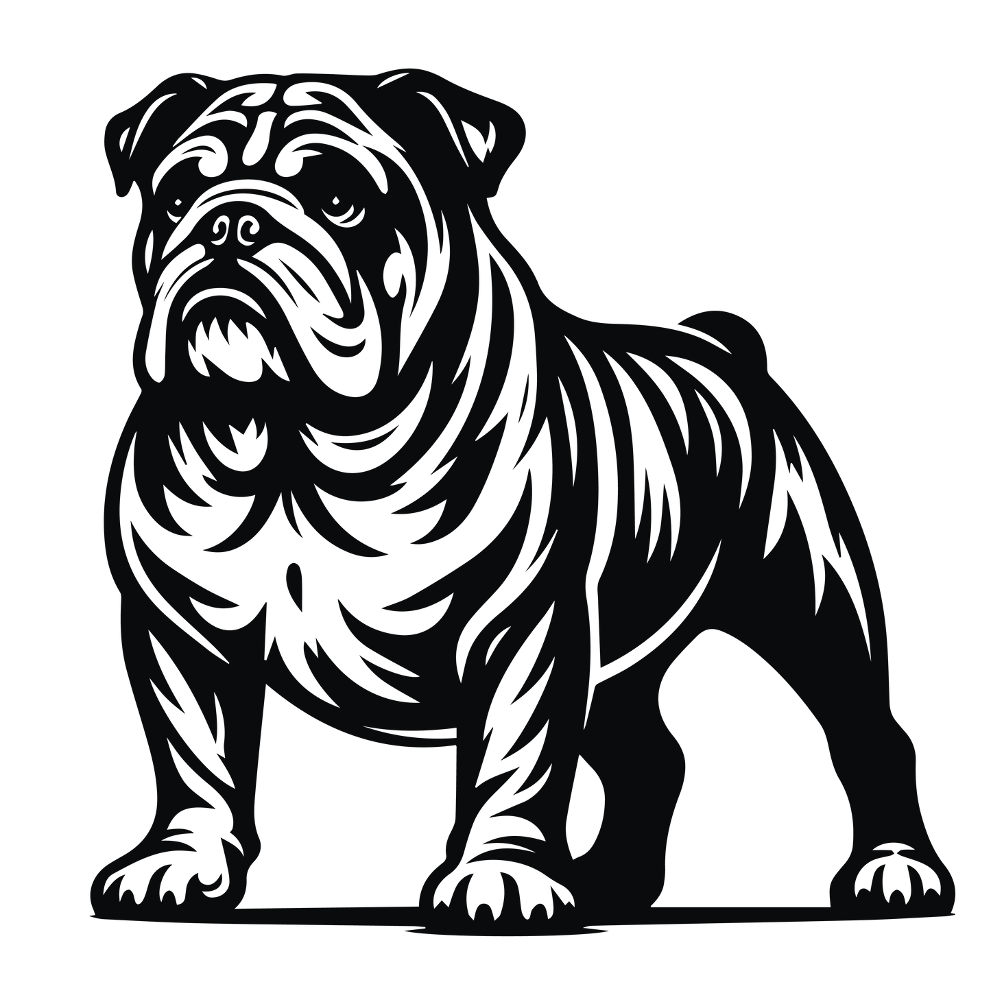 Englische Bulldogge Autoaufkleber #108