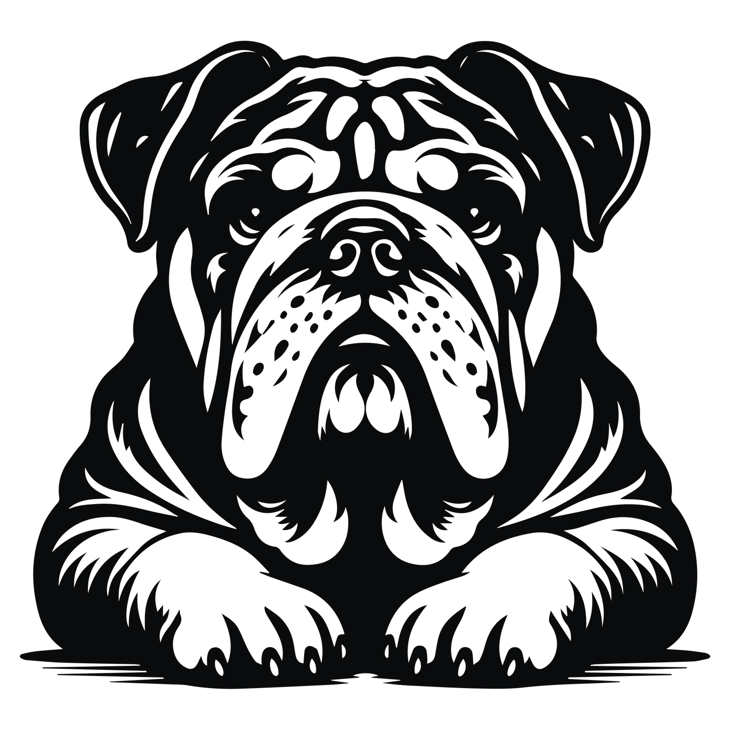 Englische Bulldogge Autoaufkleber #110
