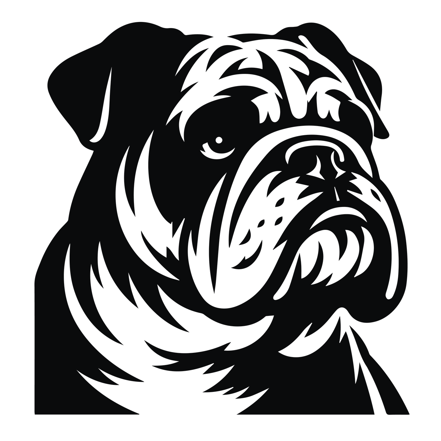 Englische Bulldogge Autoaufkleber #112