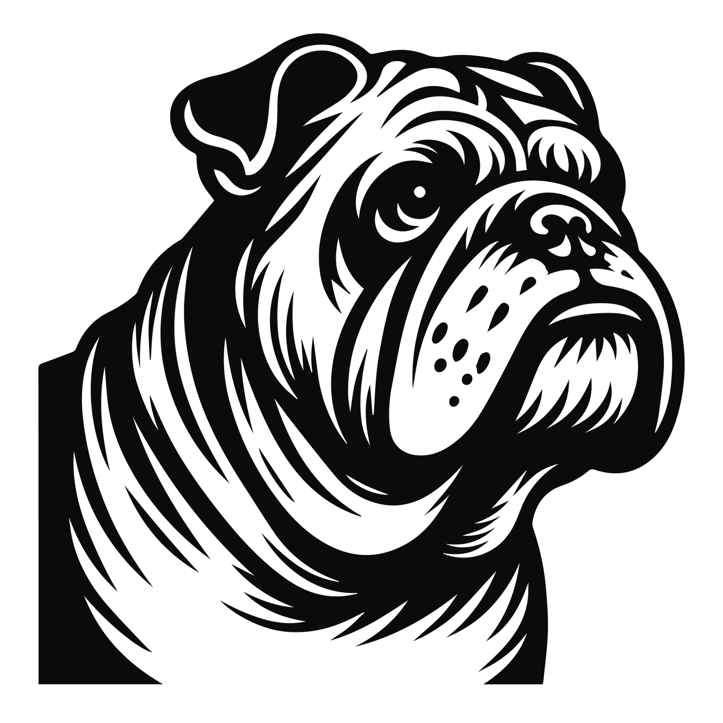 Englische Bulldogge Autoaufkleber #113