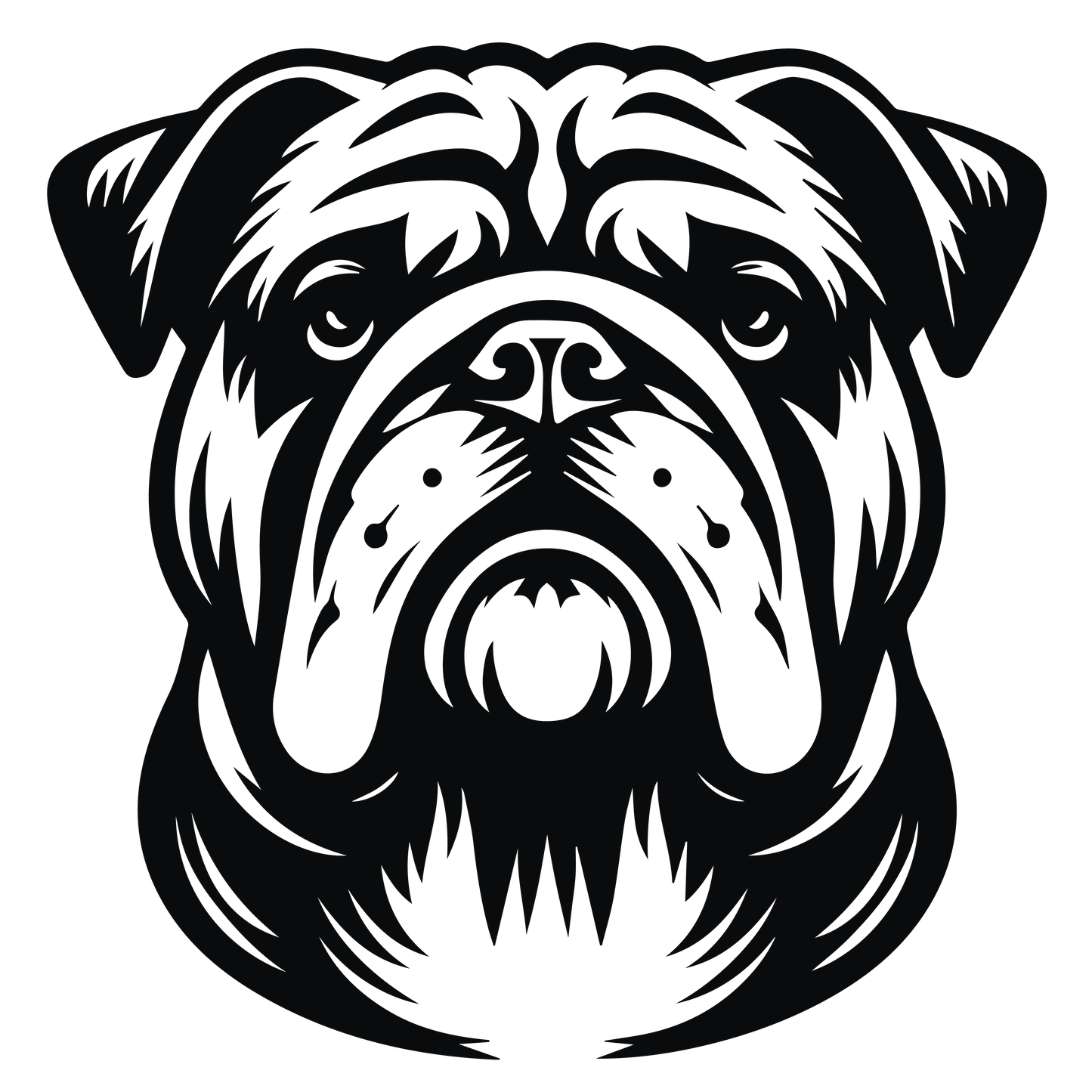 Englische Bulldogge Autoaufkleber #122