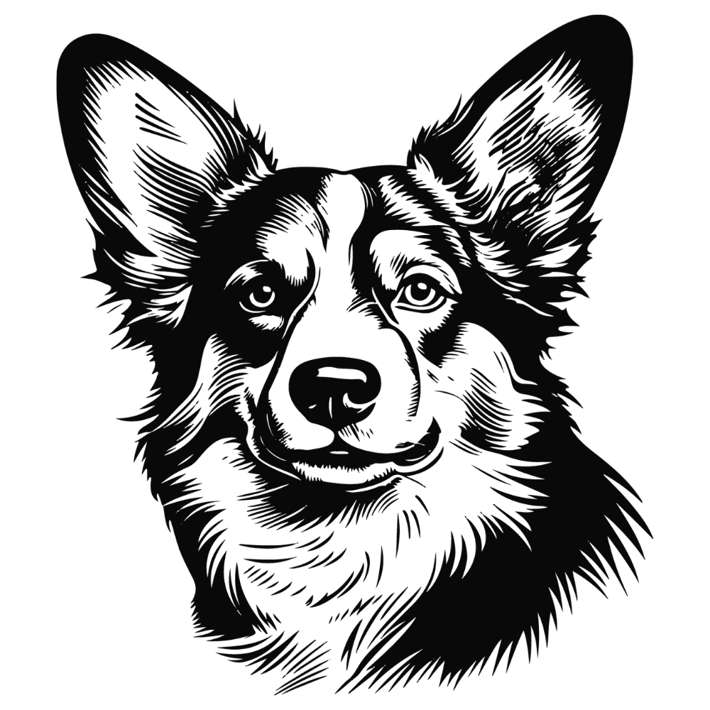Corgi Autoaufkleber #3