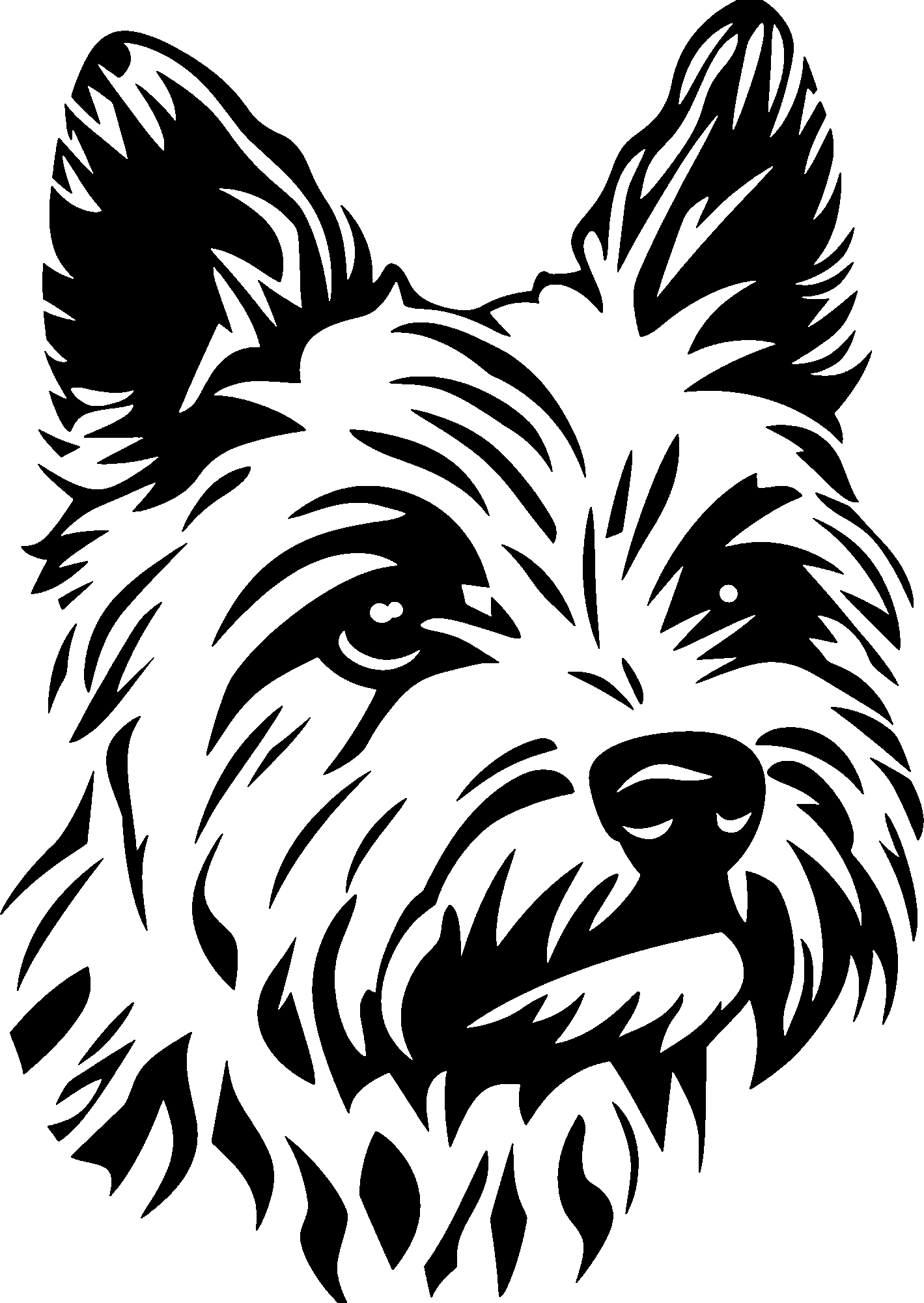 Westie Autoaufkleber #9