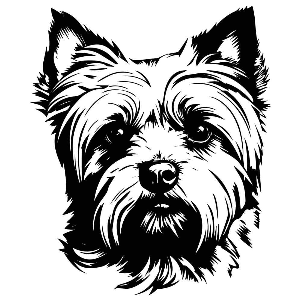 Yorkshire Terrier Autoaufkleber #4