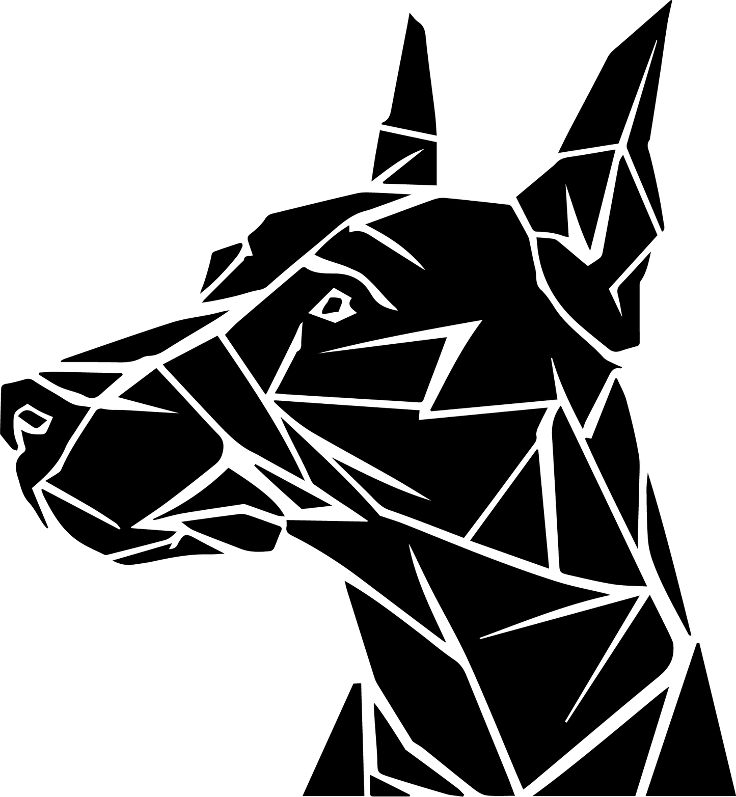 Dobermann Autoaufkleber #4