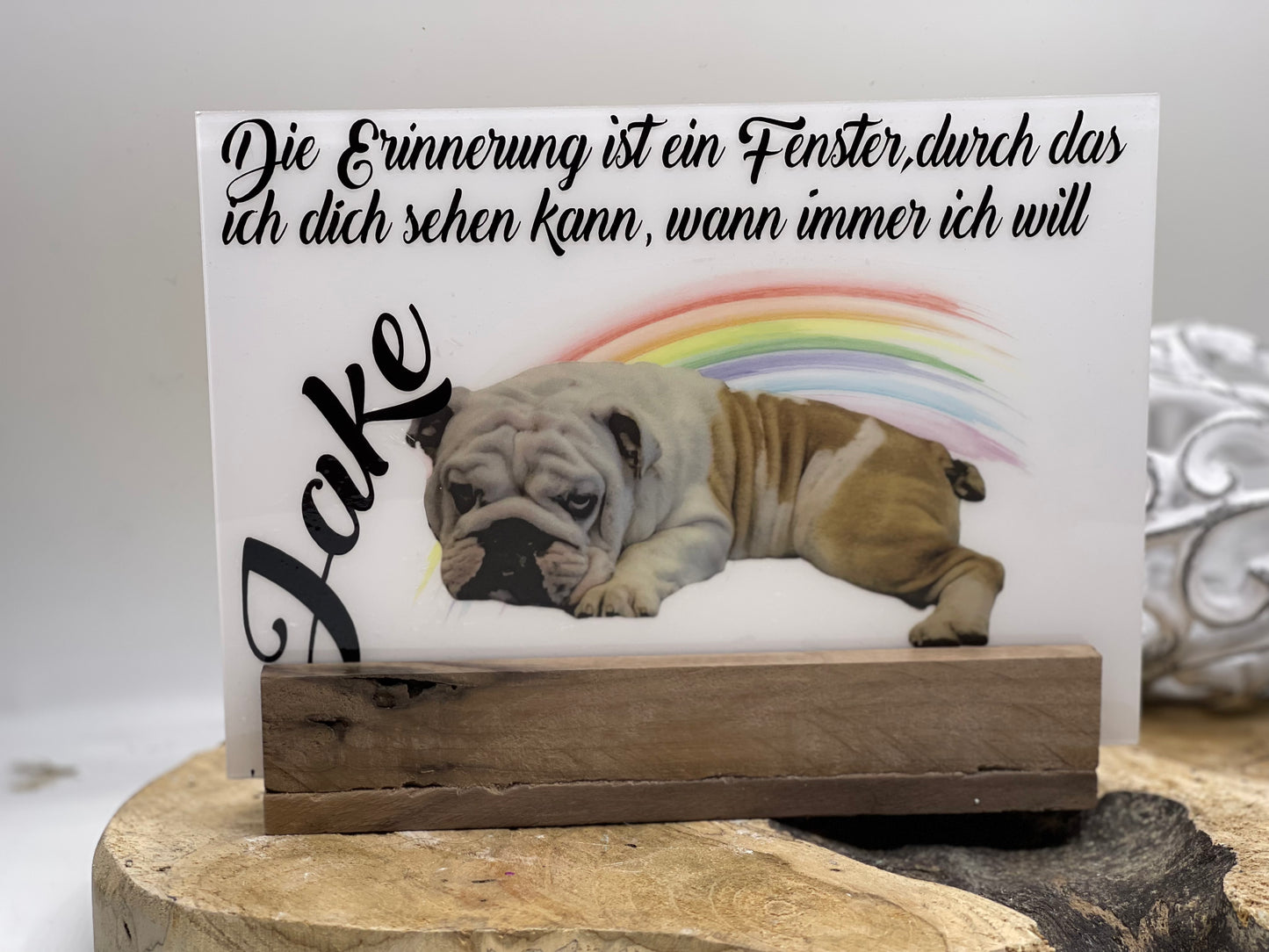 Dekoration Holz mit eigenem Foto #2