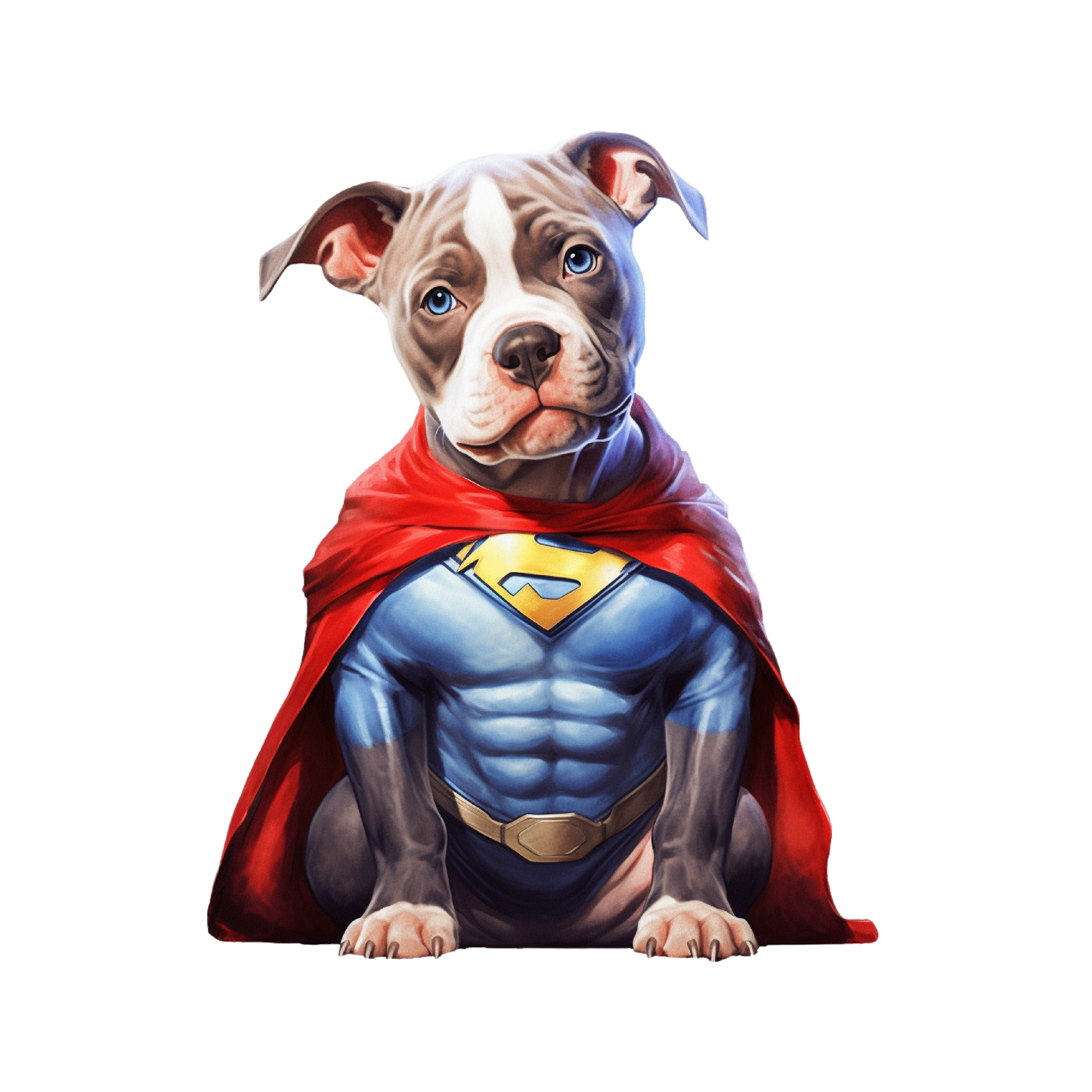 Pitbull Bügelbild #9