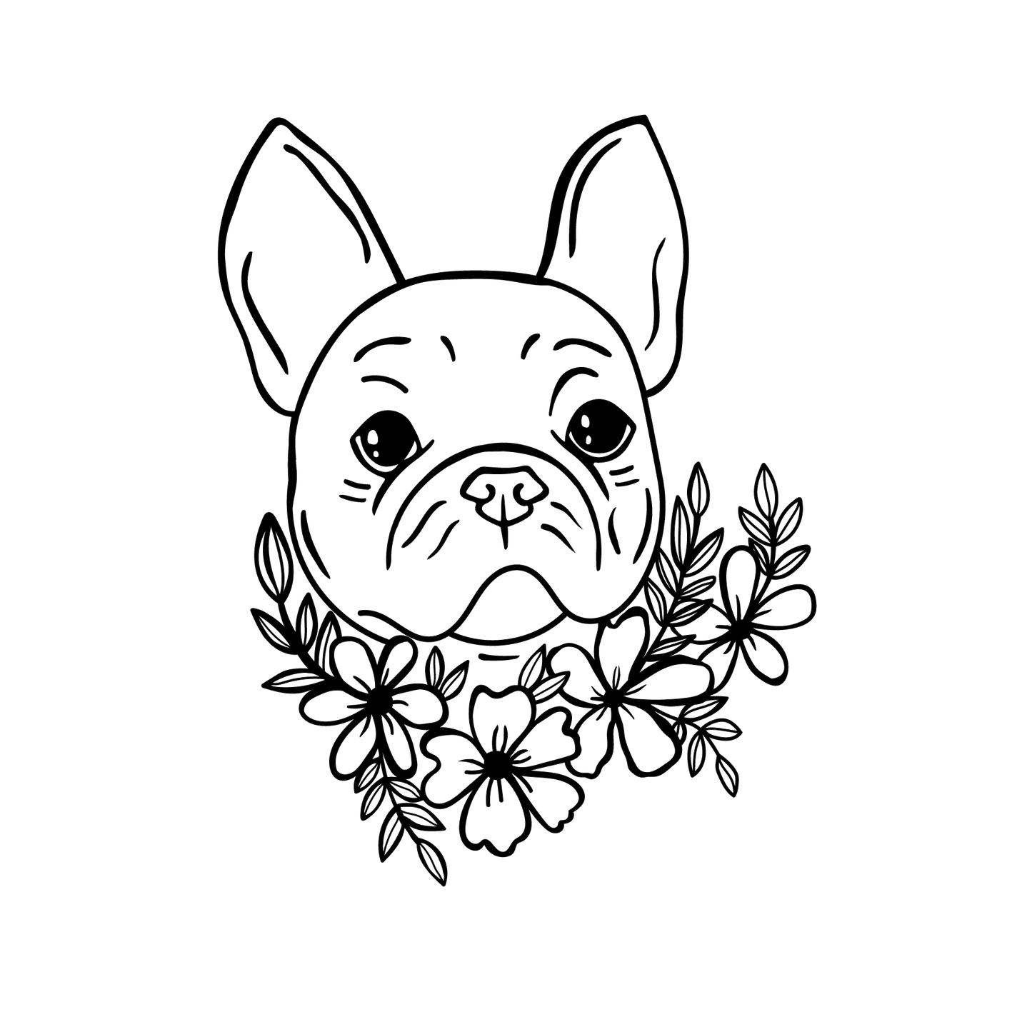 Französische Bulldogge Autoaufkleber #114