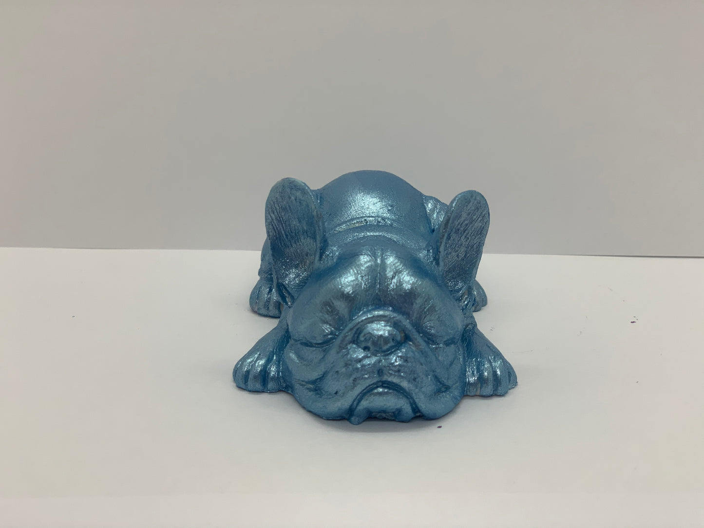 Französische Bulldogge Figur liegend #35