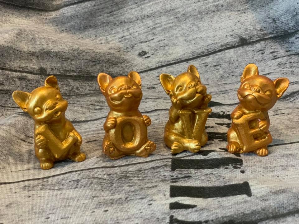 Französische Bulldogge Figur - Love #32