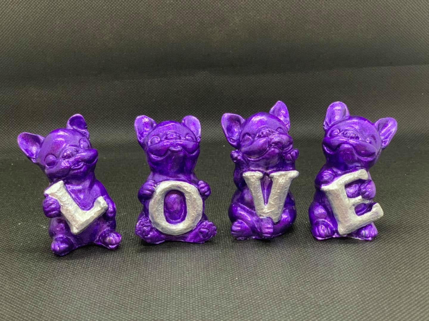 Französische Bulldogge Figur - Love #32