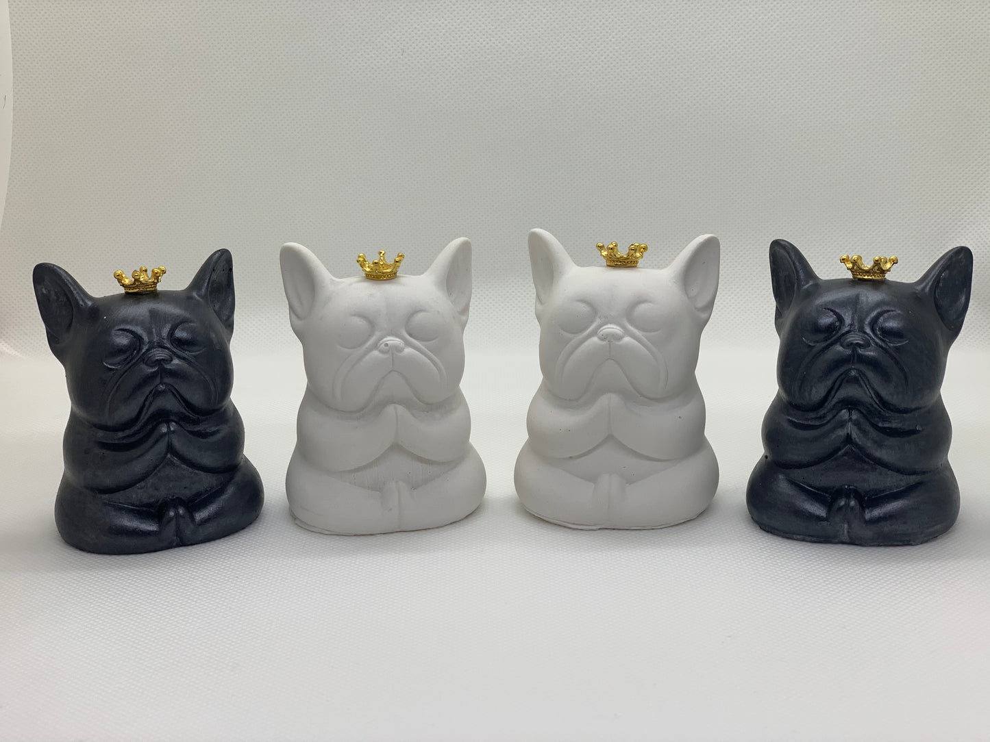 Französische Bulldogge Figur Yoga #40
