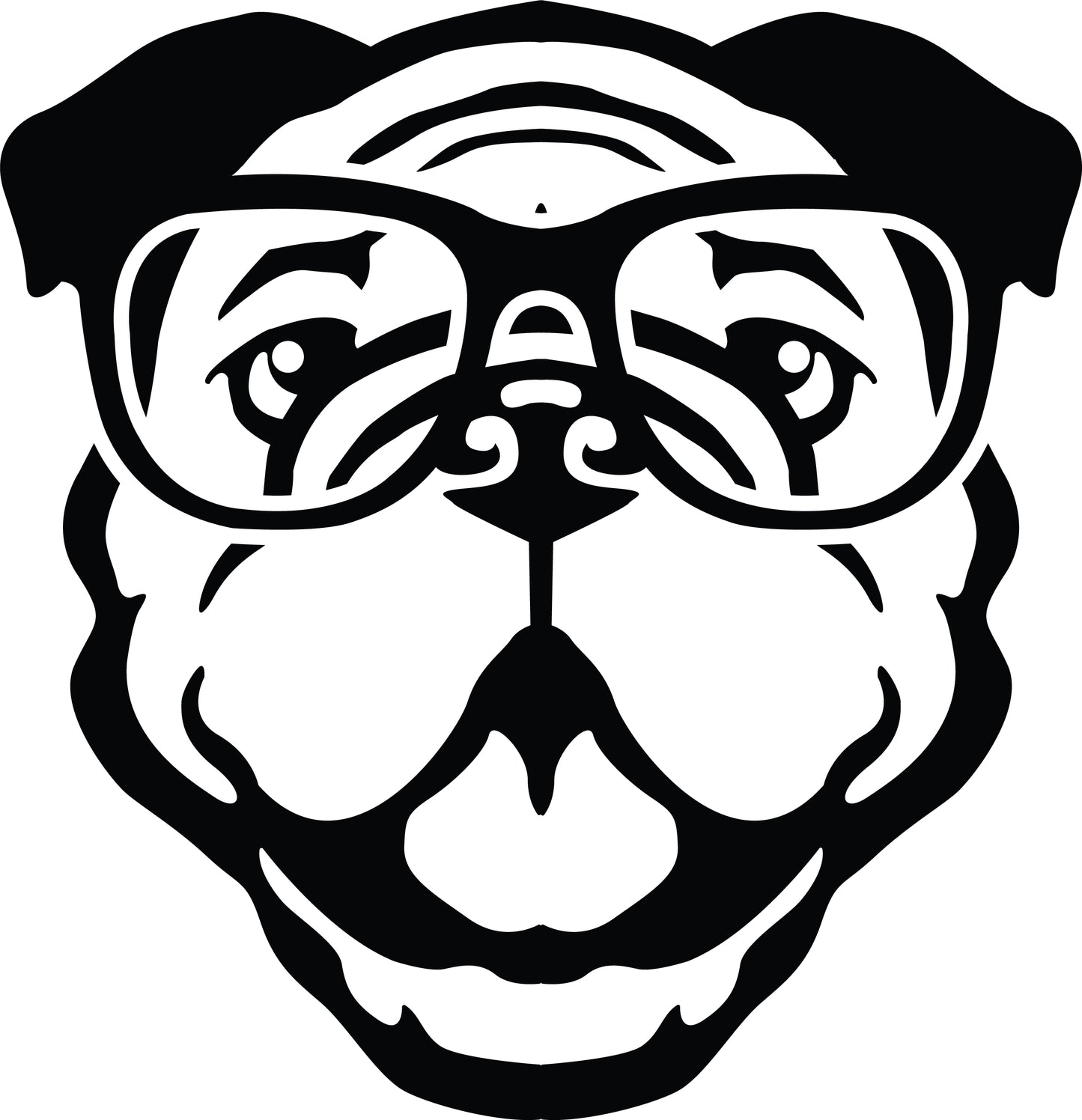 Englische Bulldogge Autoaufkleber #14