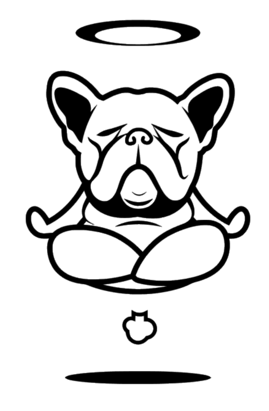 Französische Bulldogge Autoaufkleber #107