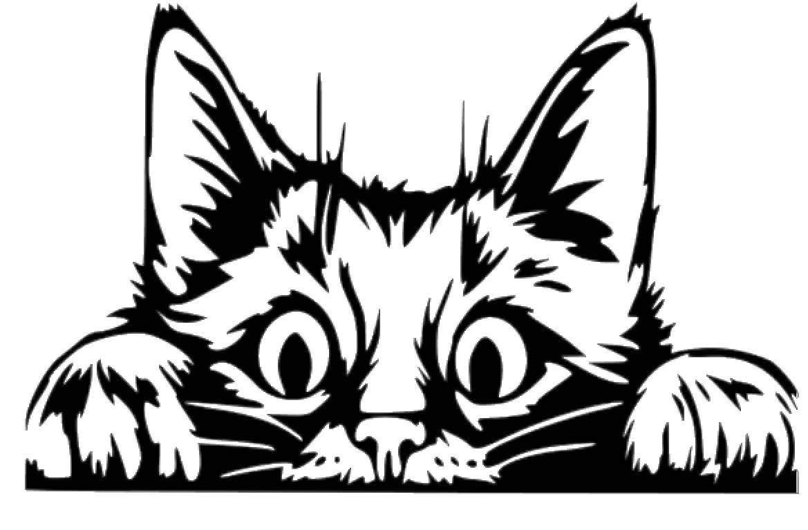 Katze Autoaufkleber #10