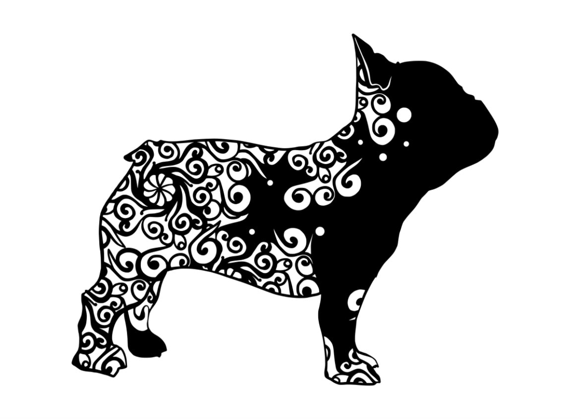 Französische Bulldogge Autoaufkleber #29