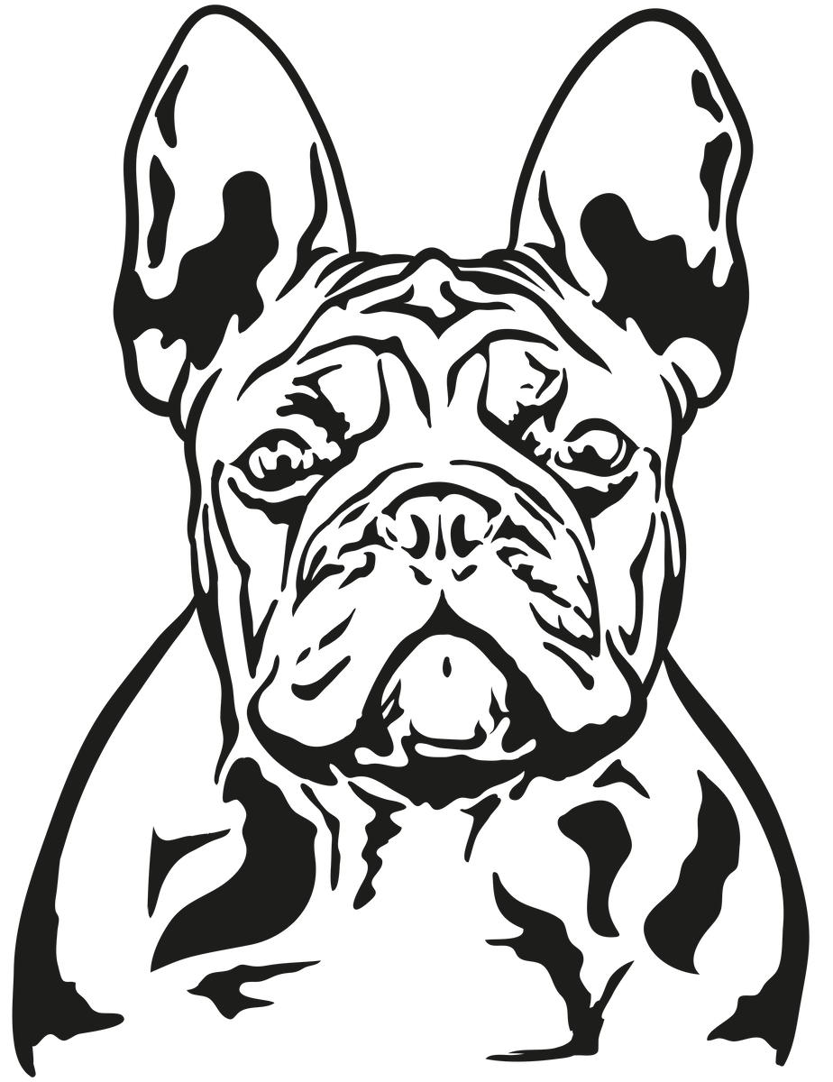 Französische Bulldogge Autoaufkleber #104 – Bullyzauber (Maria Thieme)