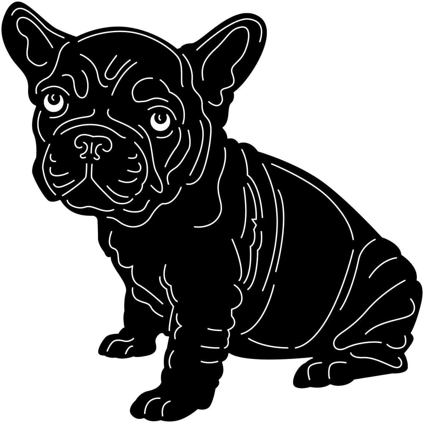 Französische Bulldogge Autoaufkleber #171
